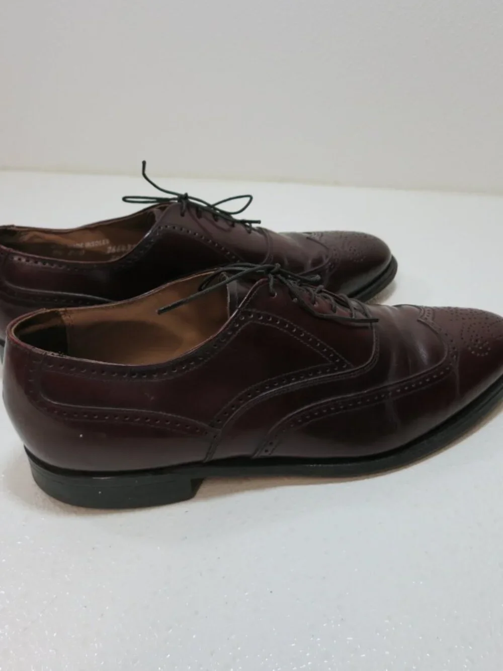 Bostonian Wingtip Brogue Leather Fashion Dress Oxford Men's Footwear Sz 9.5 D/B